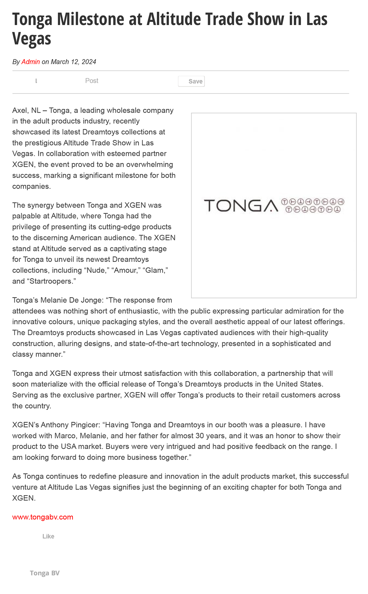 2024-03 Synergymedia - Tonga at Altitude Las Vegas